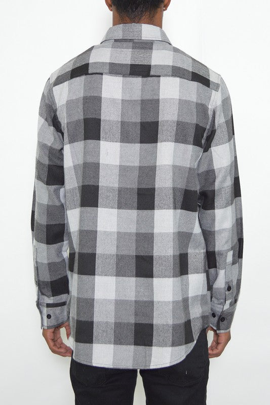 Weiv Long Sleeve Checkered Flannel