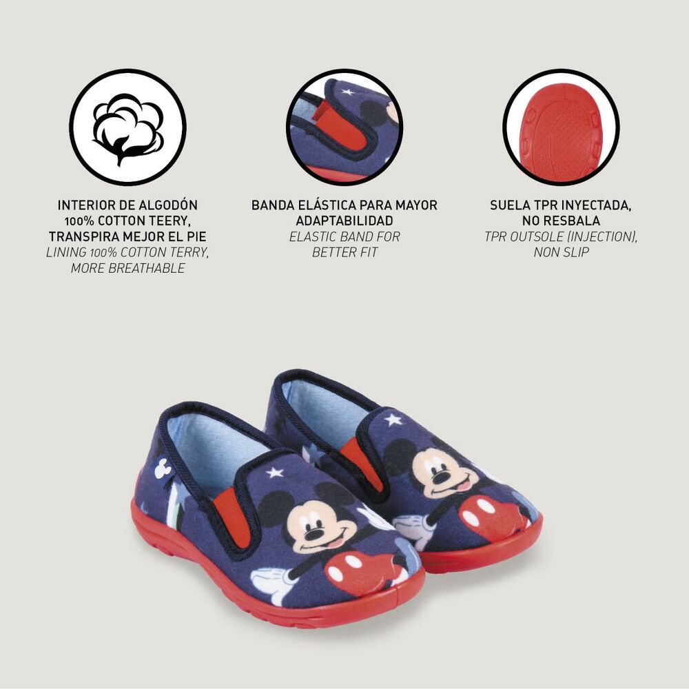 House Slippers Mickey Mouse Blue