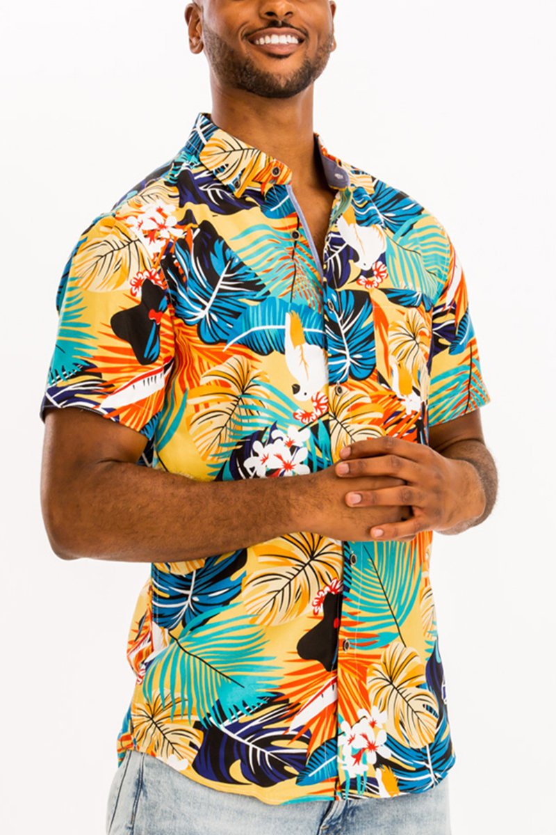 HAWAIIAN BUTTON DOWN SHIRT