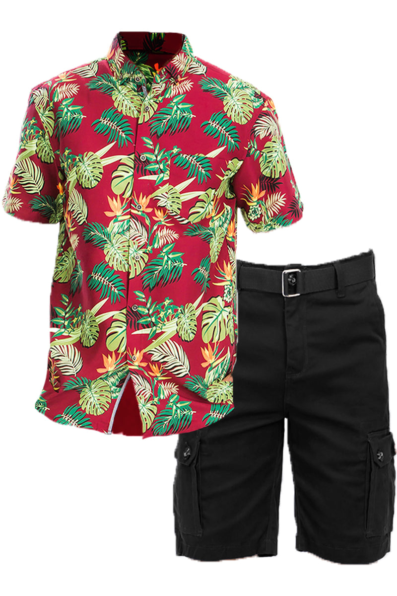 Hawaiian Short Luxury Cargo Set