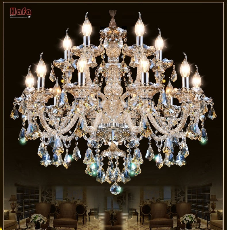 Modern Crystal Chandelier Living Room lustres de cristal Decoration Tiffany Pendants and Chandeliers Home Lighting Indoor Lamp